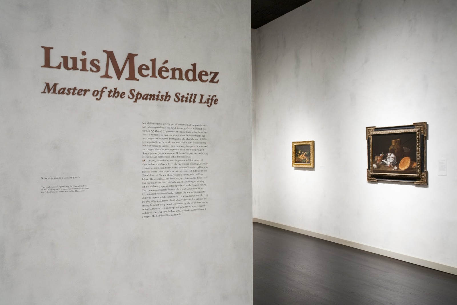 Install Shot: Luis Meléndez: Master of the Spanish Still Life