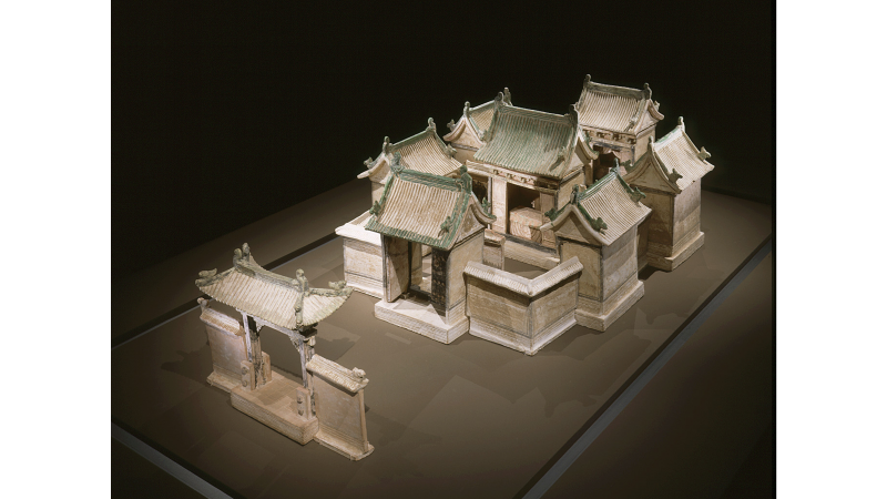 Funerary Sculpture of a Double-Courtyard Residential Compound, China, probably Shanxi Province, Chinese, middle Ming dynasty, about 1450-1550, Los Angeles County Museum of Art, Gift of Mrs. Blanche Wilbur Hill, photo © Museum Associates/LACMA