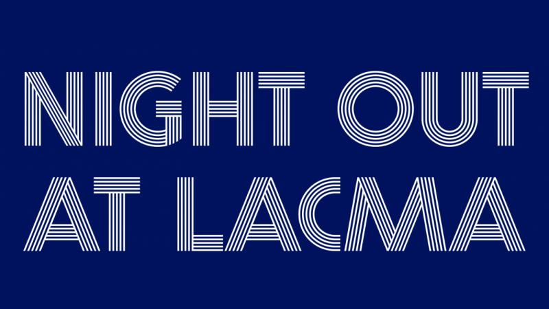 Night Out at LACMA graphic