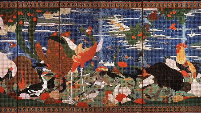 Image: Itō Jakuchū, Birds, Animals, and Flowering Plants, 18th century