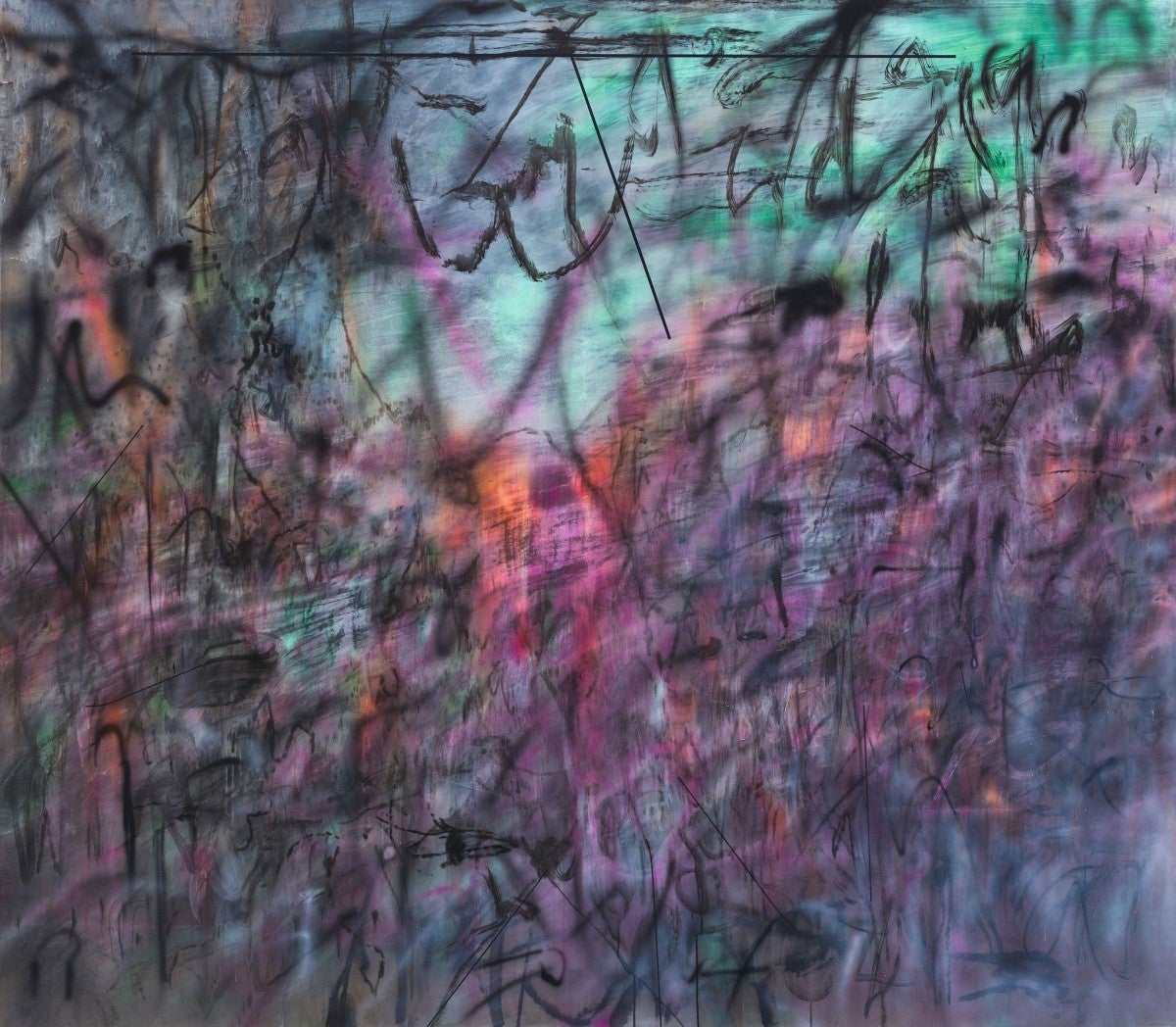 Image: Julie Mehretu, Conjured Parts (eye). Ferguson, 2016