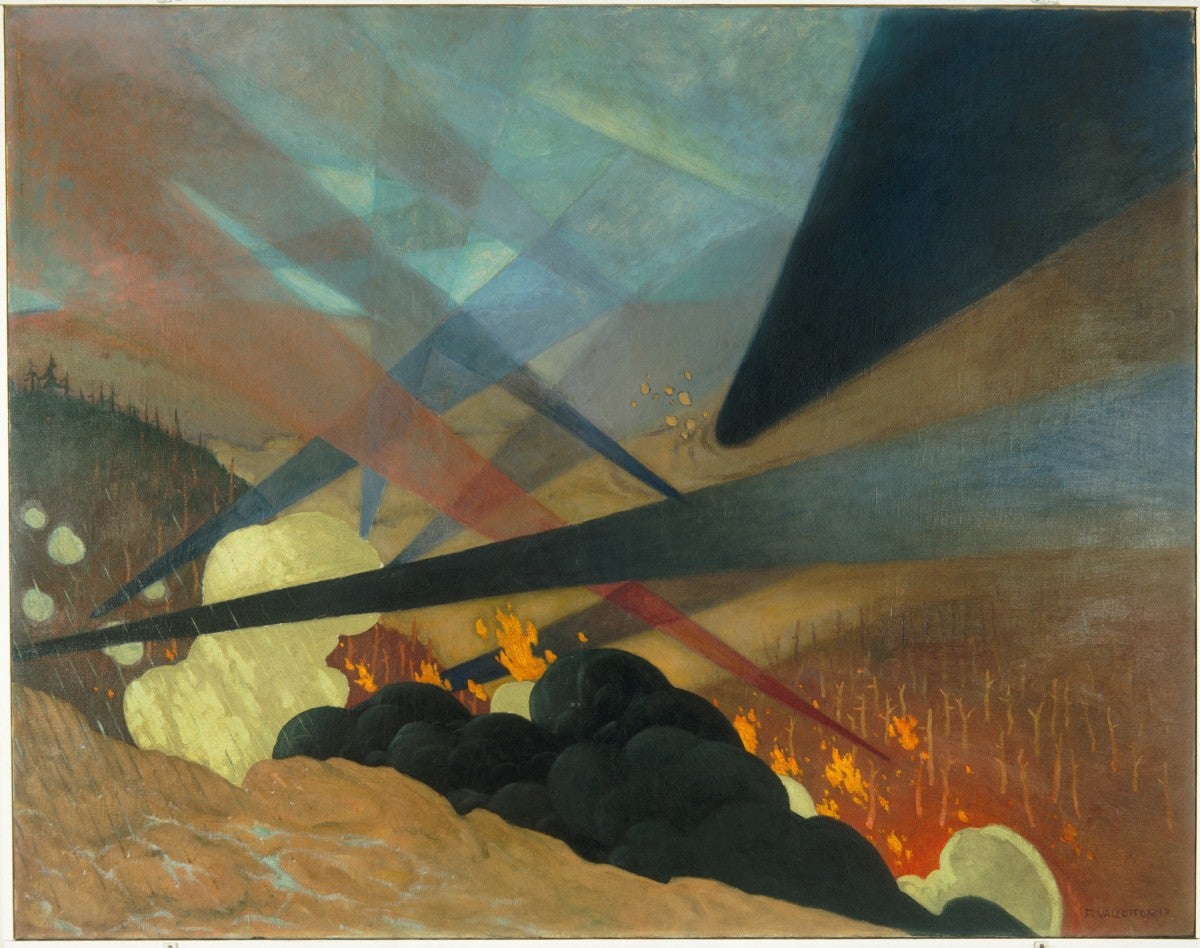 Félix Edouard Vallotton, Verdun, 1917, Musée de l’armée, Paris, photo © Musée de l'armée, Dist. RMN-Grand Palais/Art Resource, NY