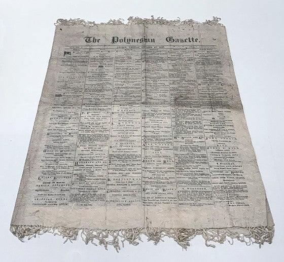 The Polynesian Gazette 2, no. 78 (October 27, 1885)