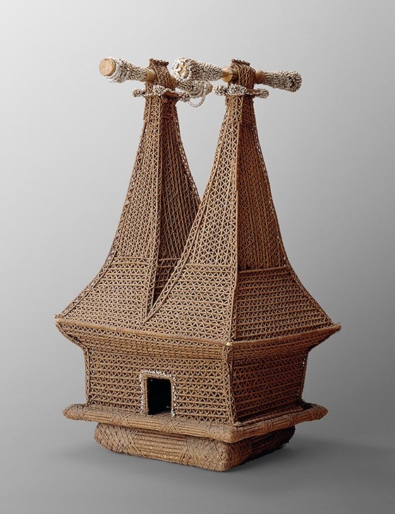 Double-Roofed Portable Temple (bure kalou) Fiji, early 19th century